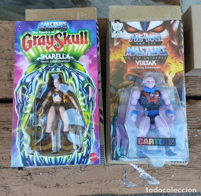 Figuras Masters del Universo: Sharella y Vultak masters of the universe origins masters del universo