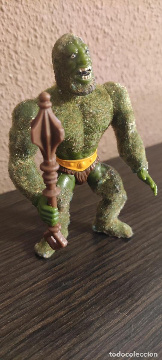 Figuras Masters del Universo: MOSS MAN. COMPLETO CON ARMA. MOTU MATTEL VINTAGE 80&acute;S