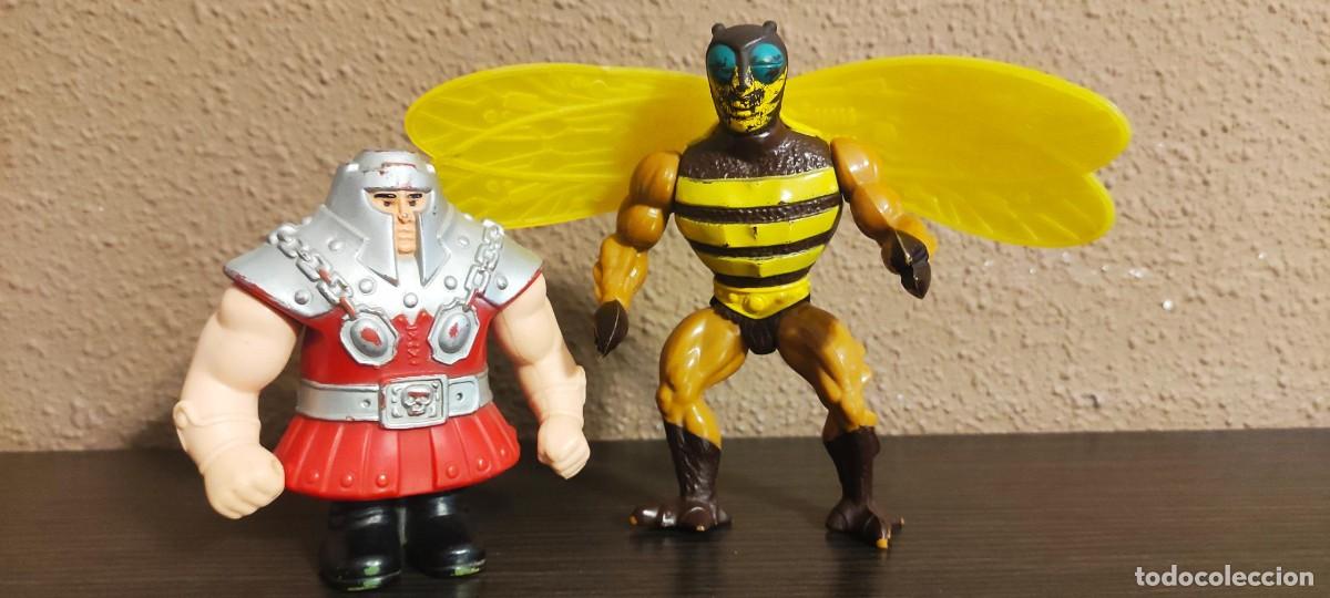 Figuras Masters del Universo: LOTE VINTAGE DE MASTERS DEL UNIVERSO (MOTU). BUZZ OFF Y RAM MAN. MATTEL VINTAGE
