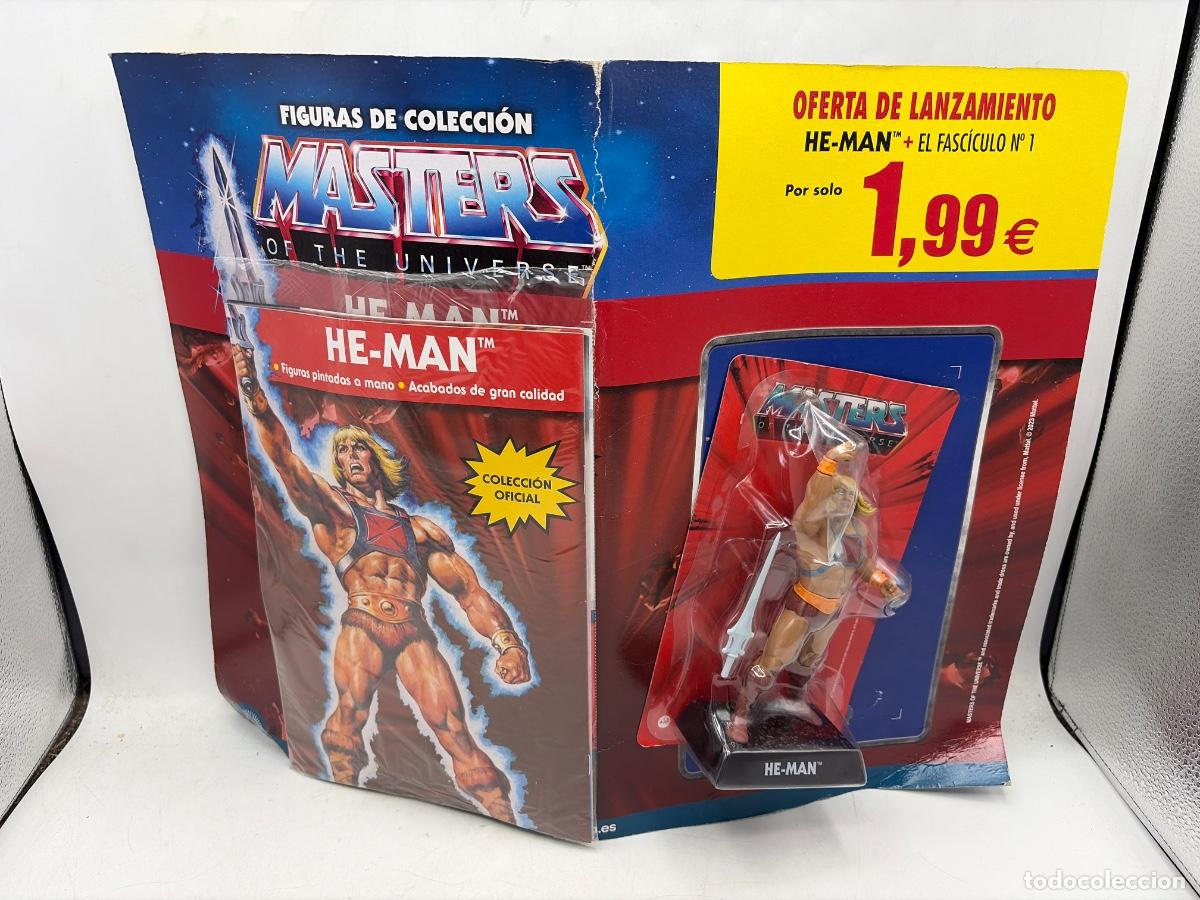 Figures Masters of the Universe: MASTERS OF THE UNIVERSE. FIGURA HE-MAN + LIBRETO. FASC&Iacute;CULO N&ordm; 1. COLECCI&Oacute;N OFICIAL ALTAYA.