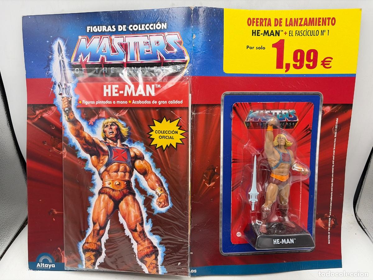 Masters of the Universe. Figura He-man + Libreto. Fascículo Nº 1. Colección Oficial Altaya