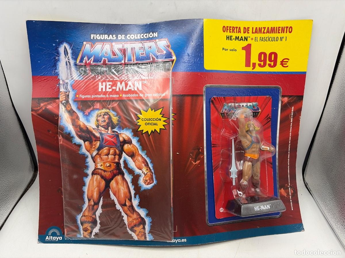 Figuras Masters del Universo: MASTERS OF THE UNIVERSE. FIGURA HE-MAN + LIBRETO. FASC&Iacute;CULO N&ordm; 1. COLECCI&Oacute;N OFICIAL ALTAYA.