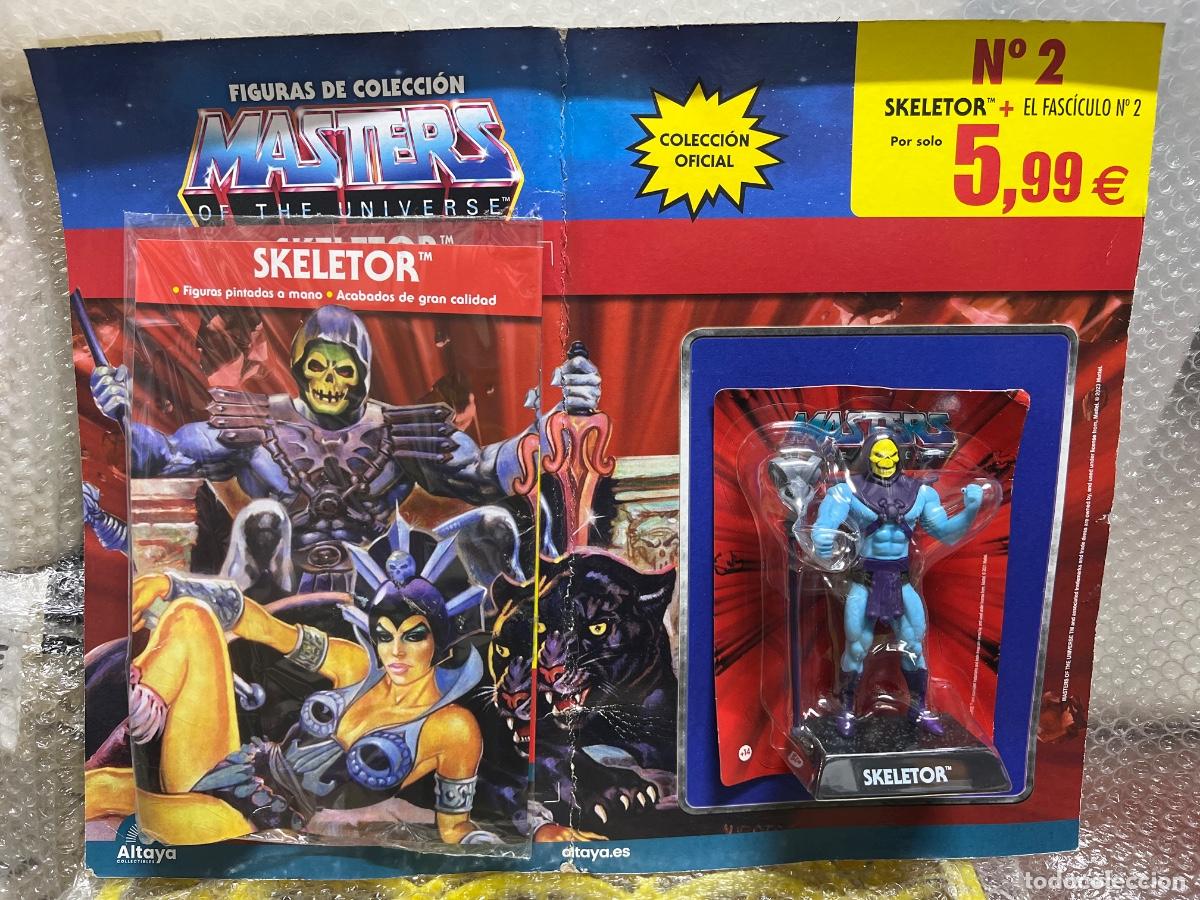 Figuras Masters del Universo: MASTERS OF THE UNIVERSE. FIGURA SKELETOR + FASC&Iacute;CULO N&ordm; 2. COLECCI&Oacute;N OFICIAL ALTAYA.