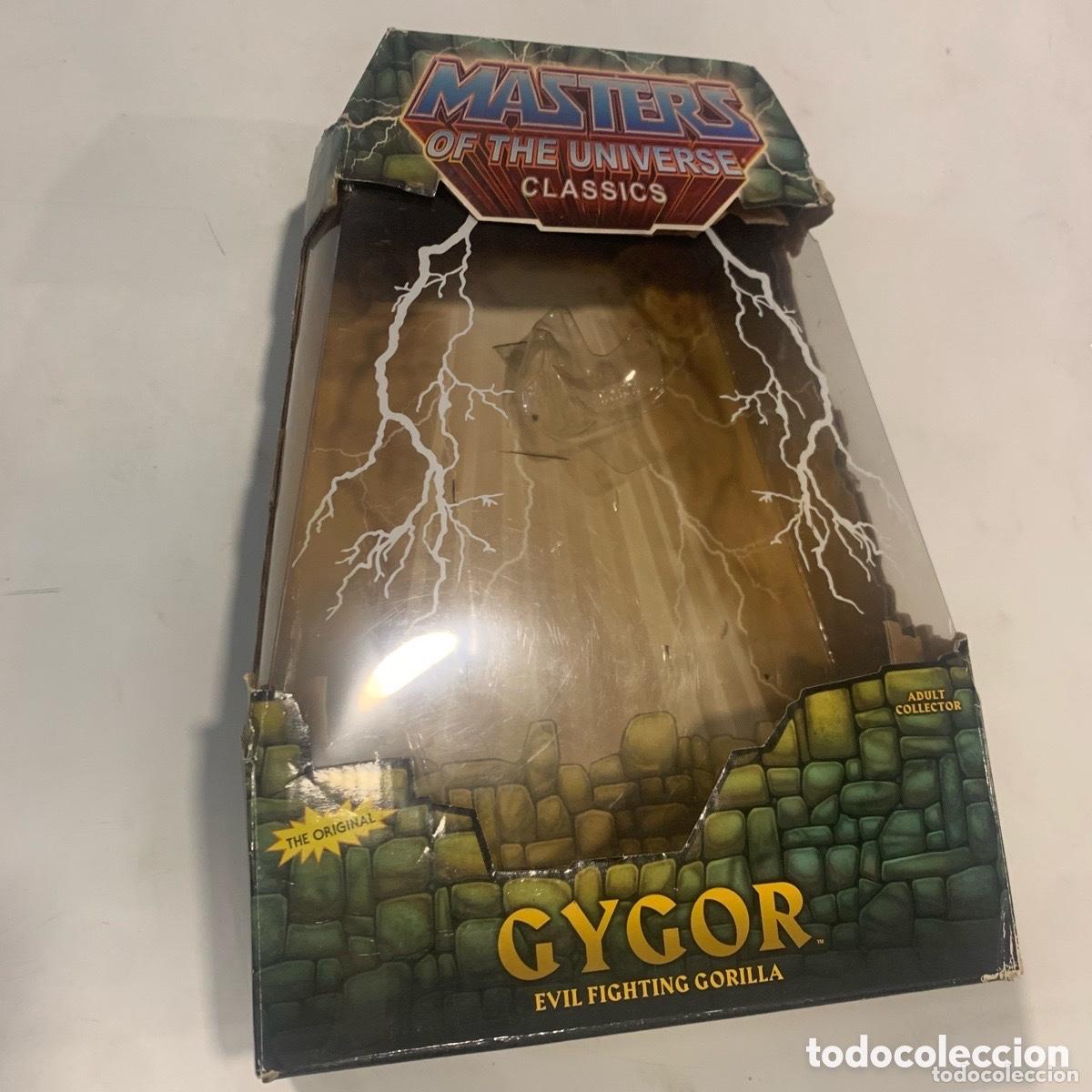 Figuras Masters del Universo: Caja Blister Vacio Gygor Masters del Universo MOTU Universe Classics Mattel 2009