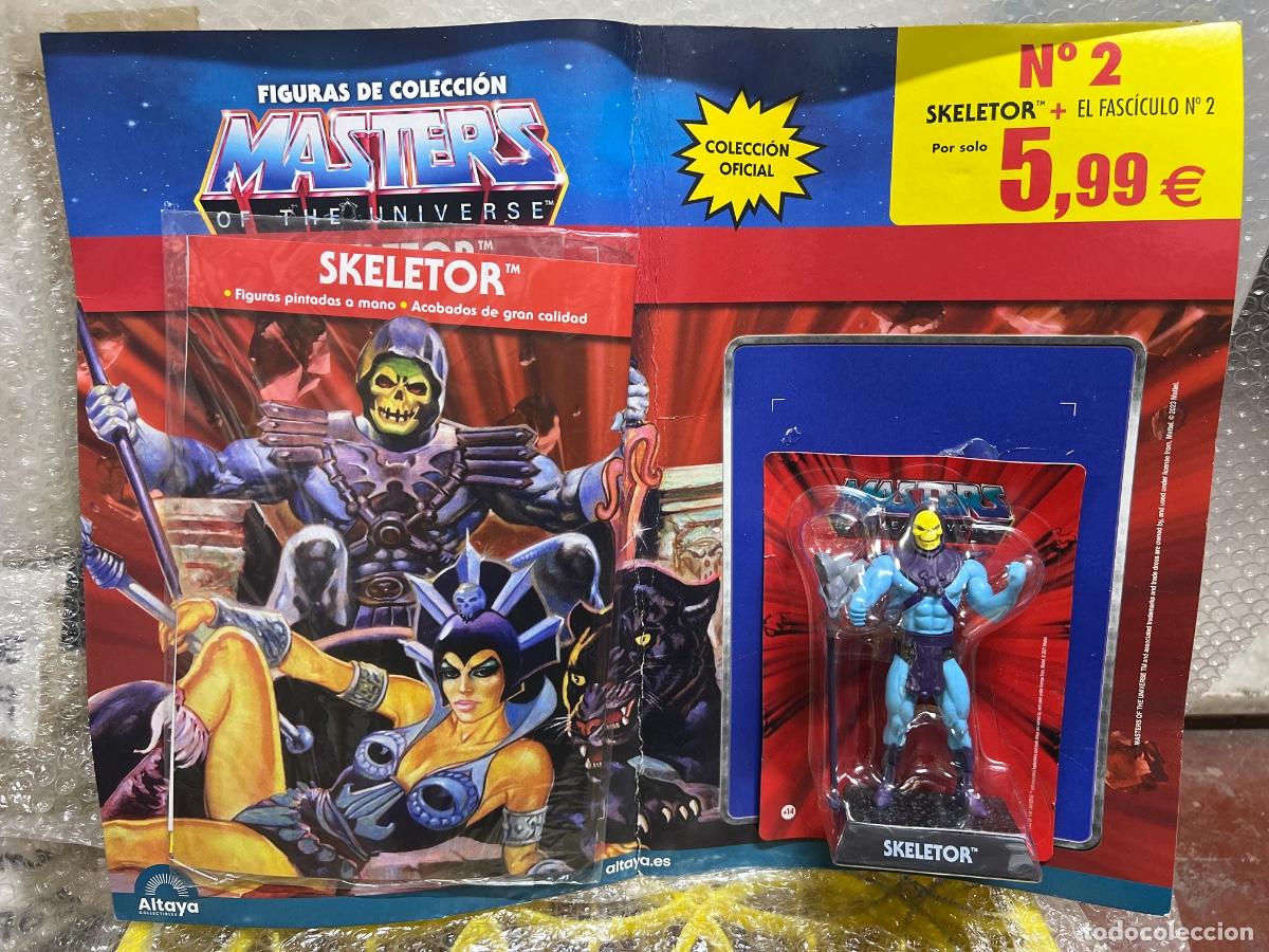 Figuras Masters del Universo: MASTERS OF THE UNIVERSE. FIGURA SKELETOR + FASC&Iacute;CULO N&ordm; 2. COLECCI&Oacute;N OFICIAL ALTAYA.