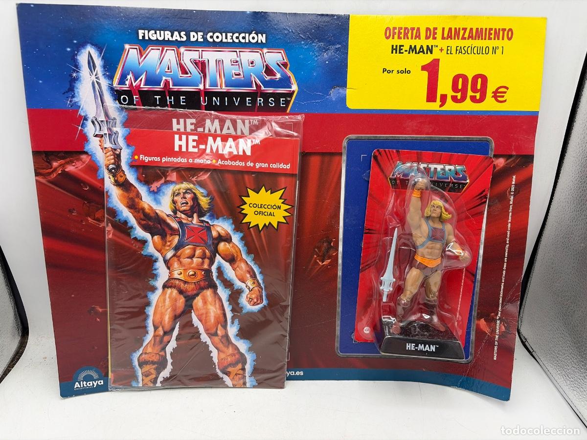 Figuras Masters del Universo: MASTERS OF THE UNIVERSE. FIGURA HE-MAN + LIBRETO. FASC&Iacute;CULO N&ordm; 1. COLECCI&Oacute;N OFICIAL ALTAYA.