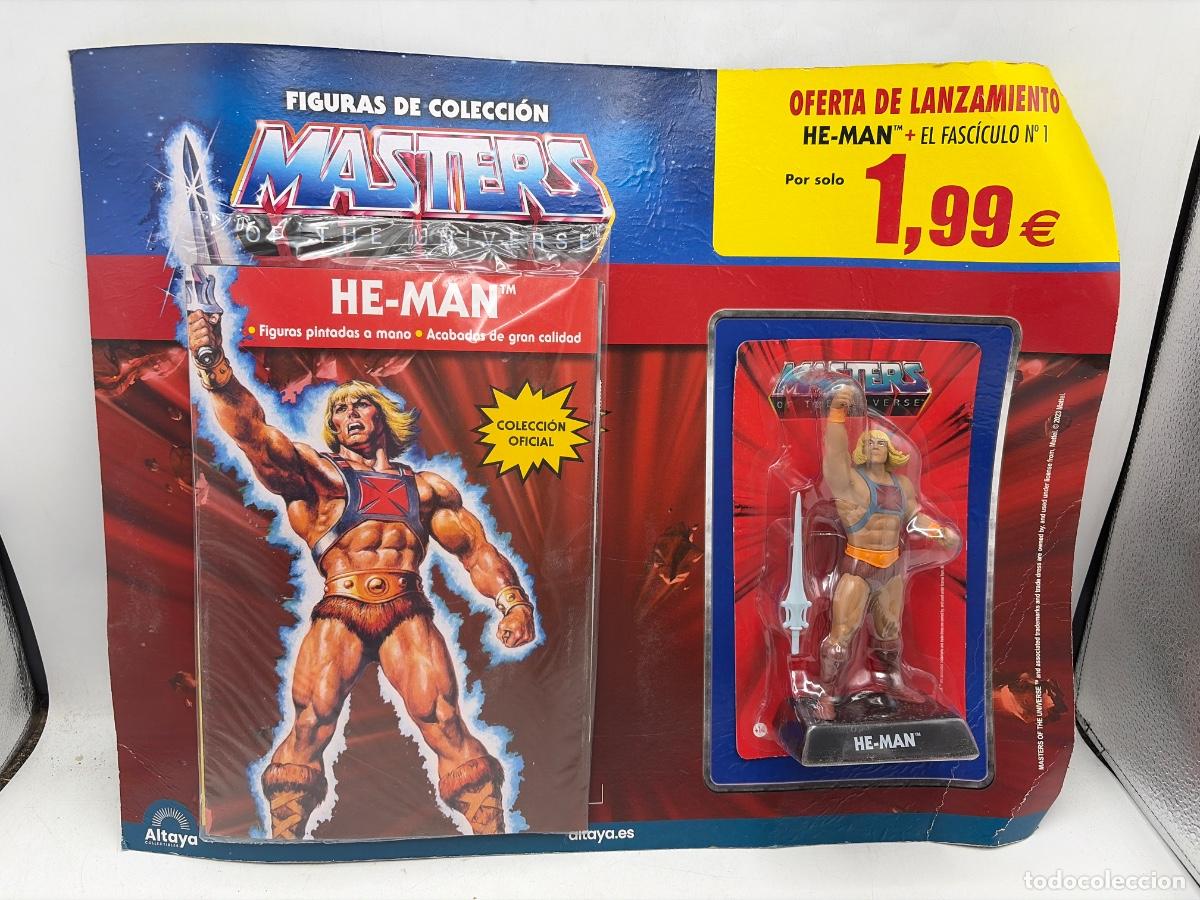 Figuras Masters del Universo: MASTERS OF THE UNIVERSE. FIGURA HE-MAN + LIBRETO. FASC&Iacute;CULO N&ordm; 1. COLECCI&Oacute;N OFICIAL ALTAYA.