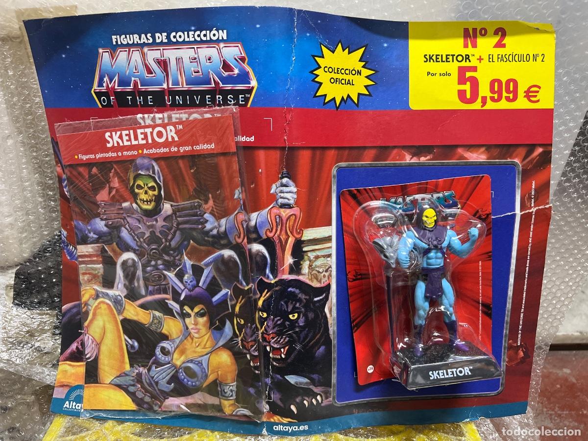 Figuras Masters del Universo: MASTERS OF THE UNIVERSE. FIGURA SKELETOR + FASC&Iacute;CULO N&ordm; 2. COLECCI&Oacute;N OFICIAL ALTAYA.