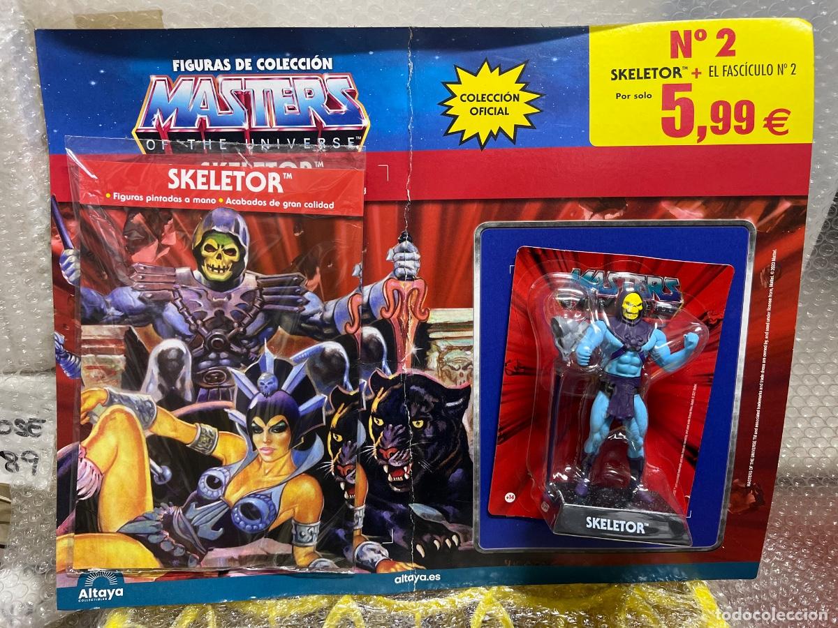 Figuras Masters del Universo: MASTERS OF THE UNIVERSE. FIGURA SKELETOR + FASC&Iacute;CULO N&ordm; 2. COLECCI&Oacute;N OFICIAL ALTAYA.