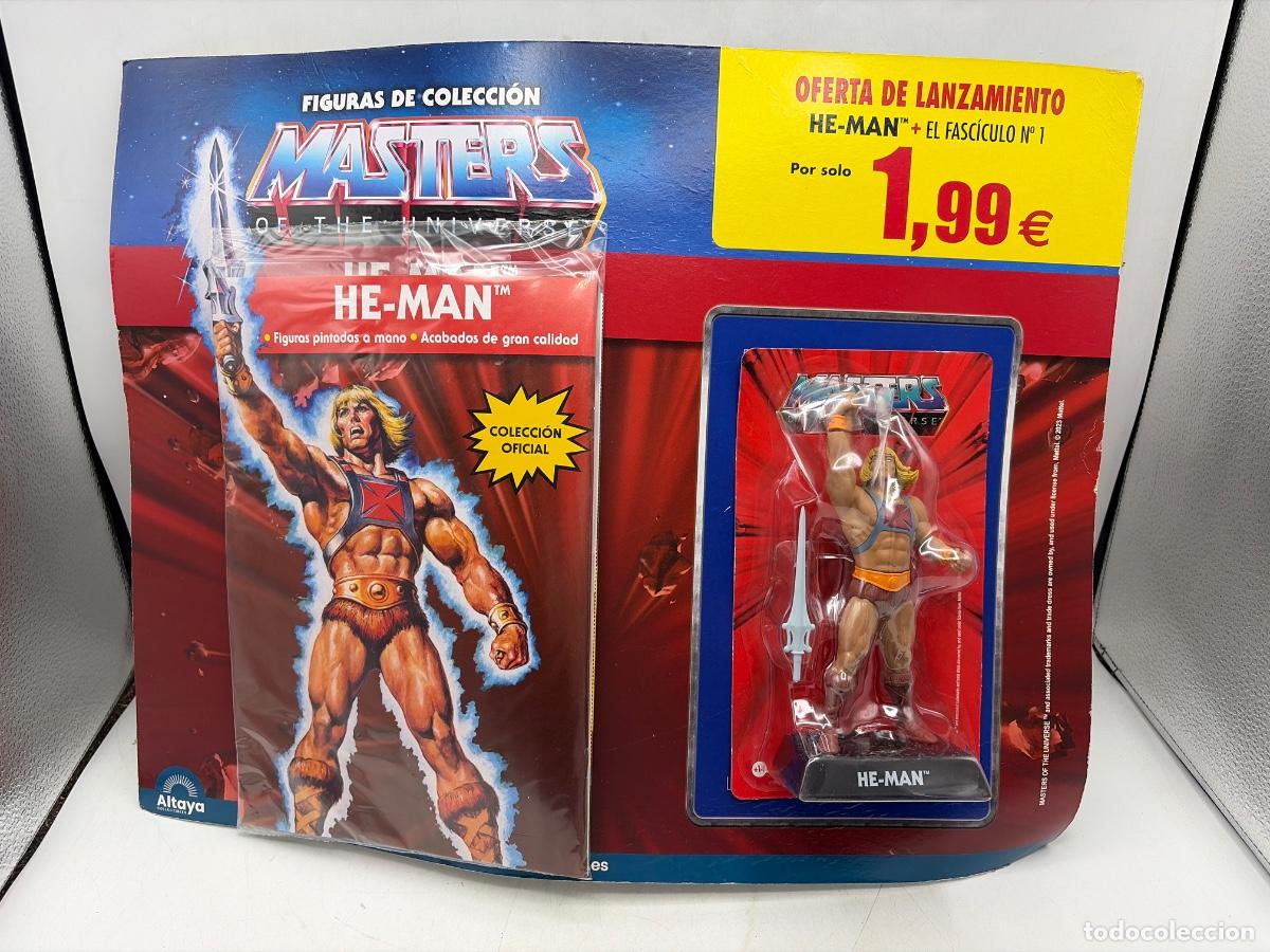 Figuras Masters del Universo: MASTERS OF THE UNIVERSE. FIGURA HE-MAN + LIBRETO. FASC&Iacute;CULO N&ordm; 1. COLECCI&Oacute;N OFICIAL ALTAYA.