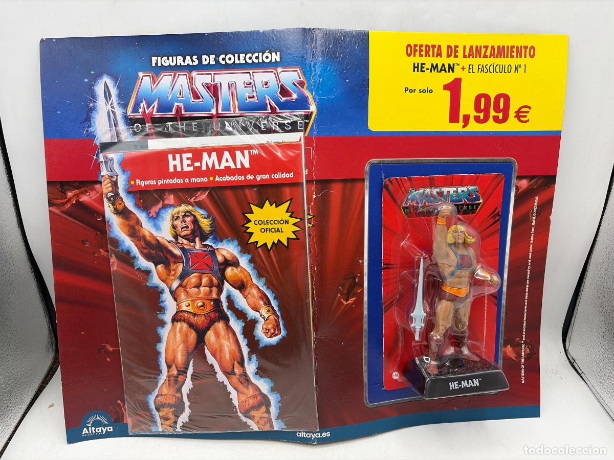 Figuras Masters del Universo: MASTERS OF THE UNIVERSE. FIGURA HE-MAN + LIBRETO. FASC&Iacute;CULO N&ordm; 1. COLECCI&Oacute;N OFICIAL ALTAYA.