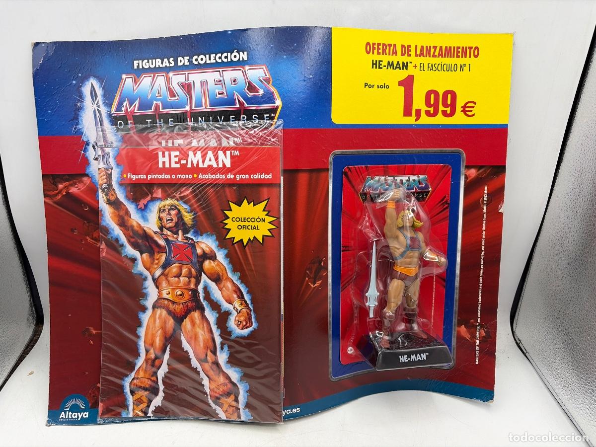 Figuras Masters del Universo: MASTERS OF THE UNIVERSE. FIGURA HE-MAN + LIBRETO. FASC&Iacute;CULO N&ordm; 1. COLECCI&Oacute;N OFICIAL ALTAYA.