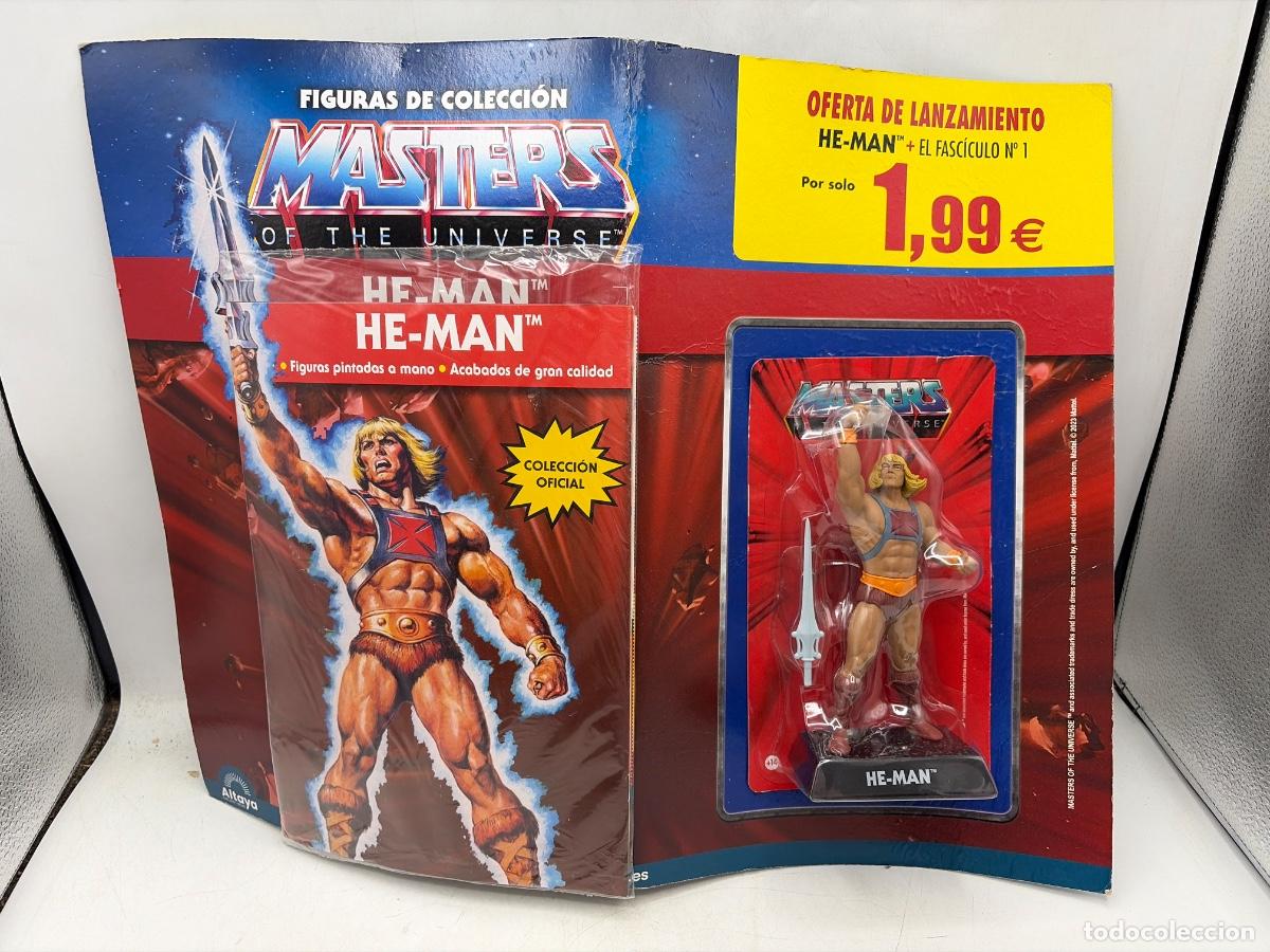 Figuras Masters del Universo: MASTERS OF THE UNIVERSE. FIGURA HE-MAN + LIBRETO. FASC&Iacute;CULO N&ordm; 1. COLECCI&Oacute;N OFICIAL ALTAYA.