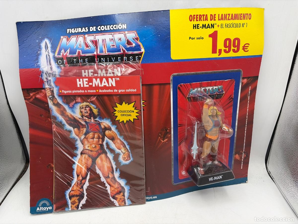 Figuras Masters del Universo: MASTERS OF THE UNIVERSE. FIGURA HE-MAN + LIBRETO. FASC&Iacute;CULO N&ordm; 1. COLECCI&Oacute;N OFICIAL ALTAYA.