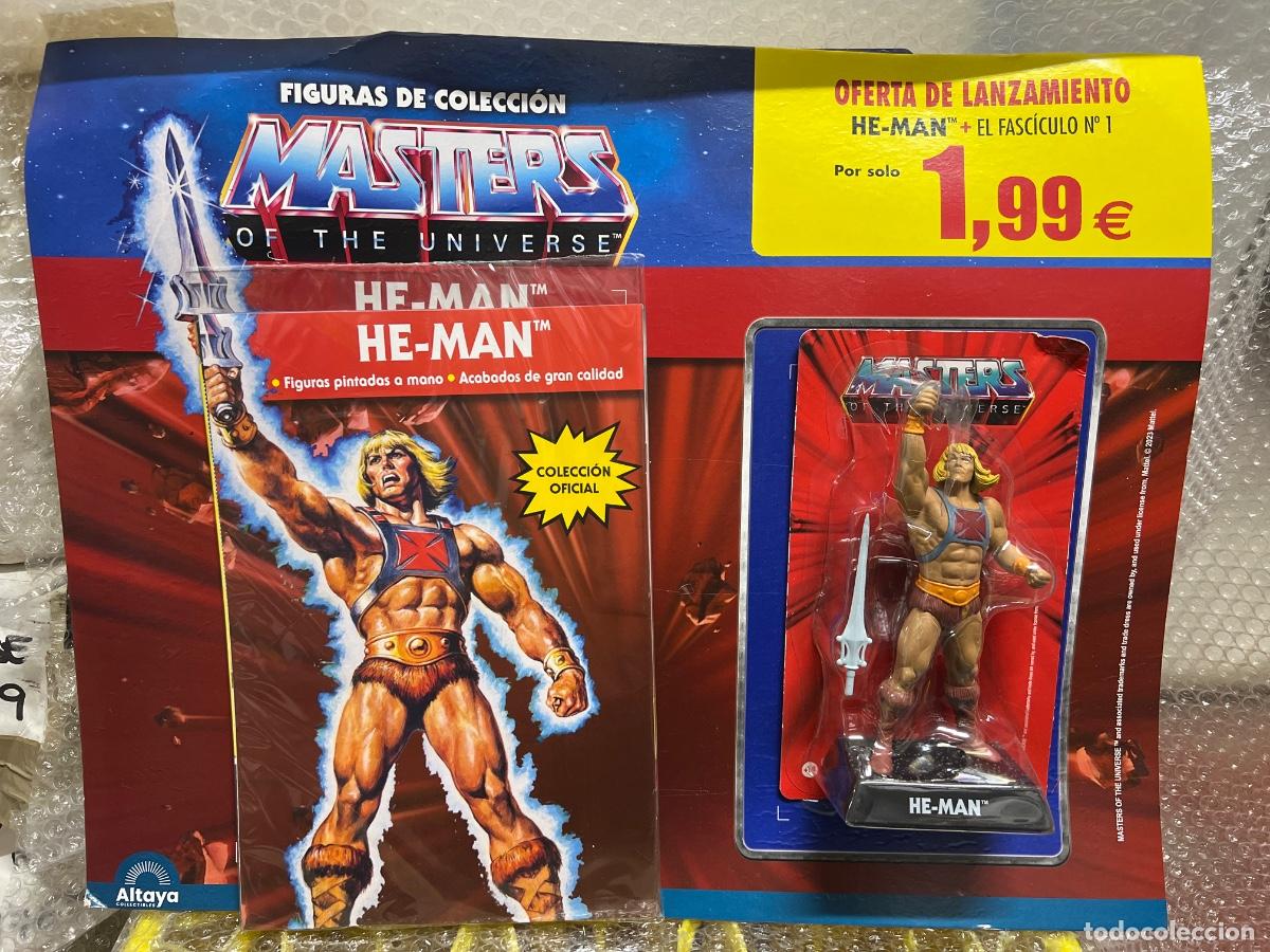 Figuras Masters del Universo: MASTERS OF THE UNIVERSE. FIGURA HE-MAN + LIBRETO. FASC&Iacute;CULO N&ordm; 1. COLECCI&Oacute;N OFICIAL ALTAYA.