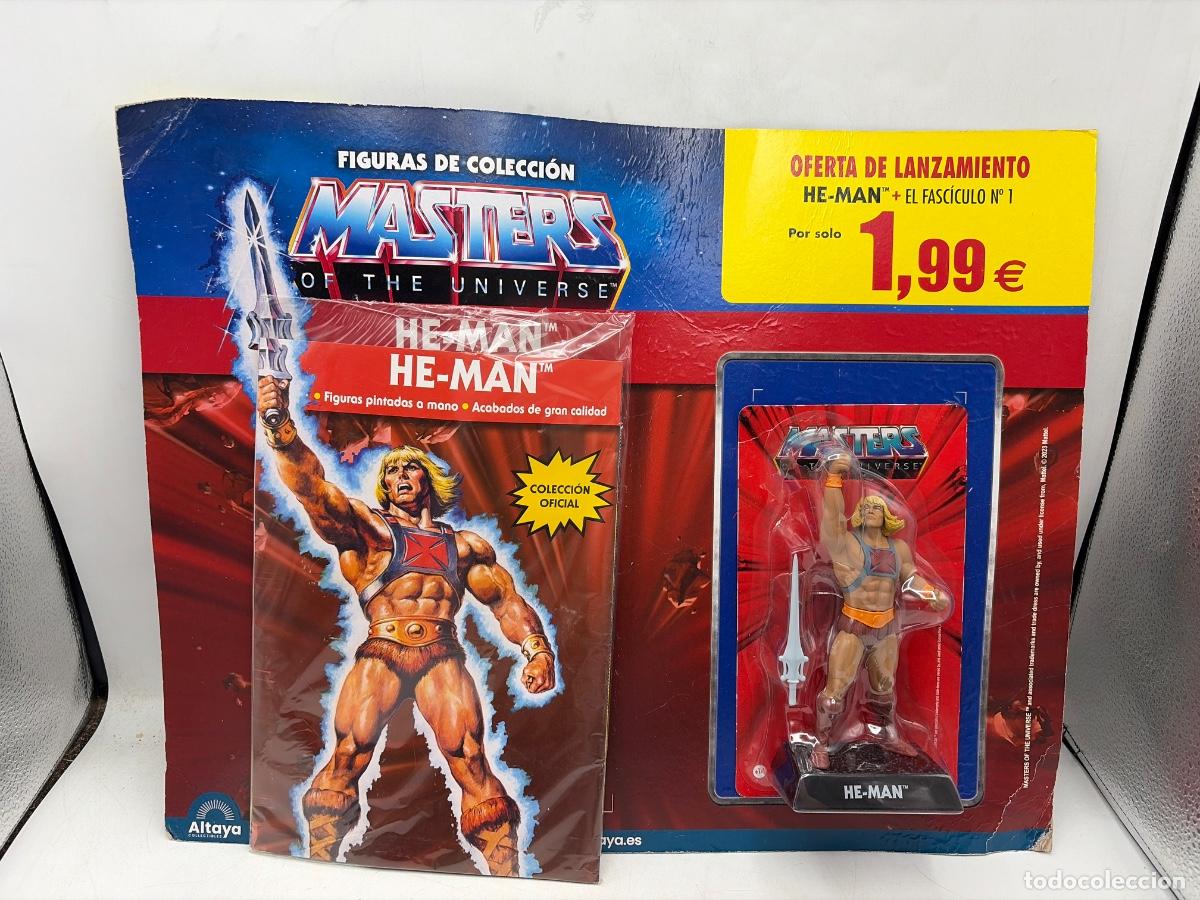 Figuras Masters del Universo: MASTERS OF THE UNIVERSE. FIGURA HE-MAN + LIBRETO. FASC&Iacute;CULO N&ordm; 1. COLECCI&Oacute;N OFICIAL ALTAYA.