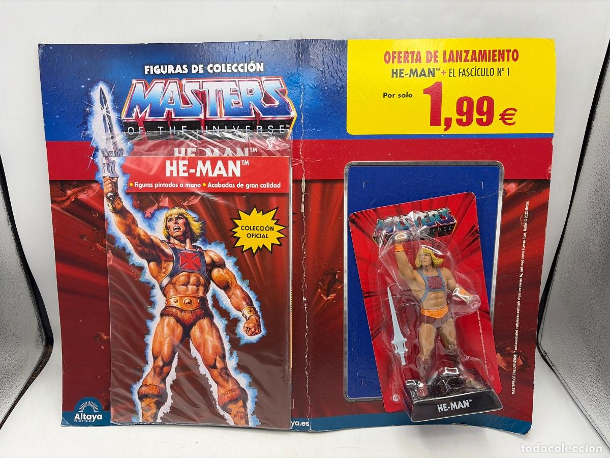 Figuras Masters del Universo: MASTERS OF THE UNIVERSE. FIGURA HE-MAN + LIBRETO. FASC&Iacute;CULO N&ordm; 1. COLECCI&Oacute;N OFICIAL ALTAYA.