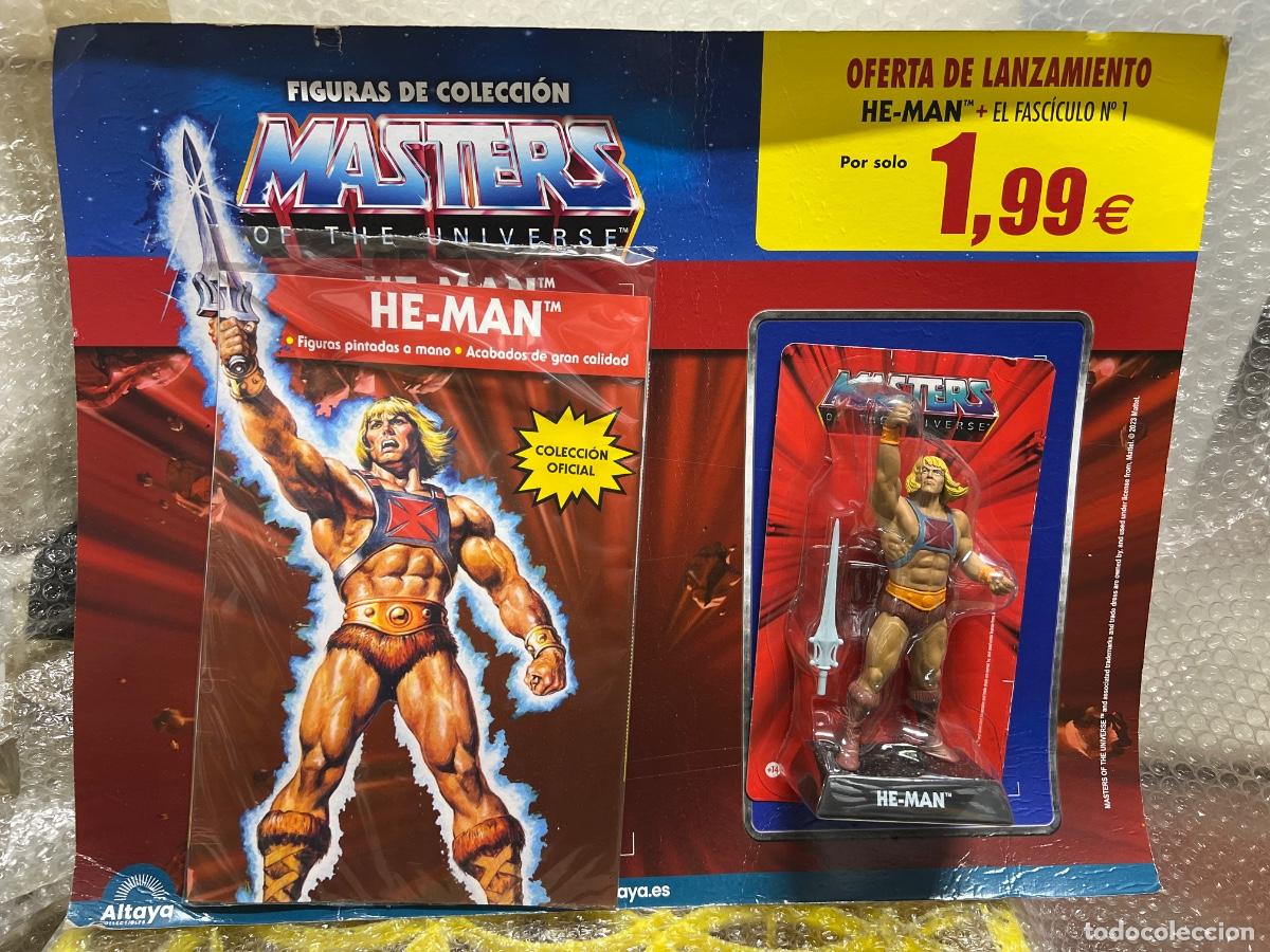 Figuras Masters del Universo: MASTERS OF THE UNIVERSE. FIGURA HE-MAN + LIBRETO. FASC&Iacute;CULO N&ordm; 1. COLECCI&Oacute;N OFICIAL ALTAYA.