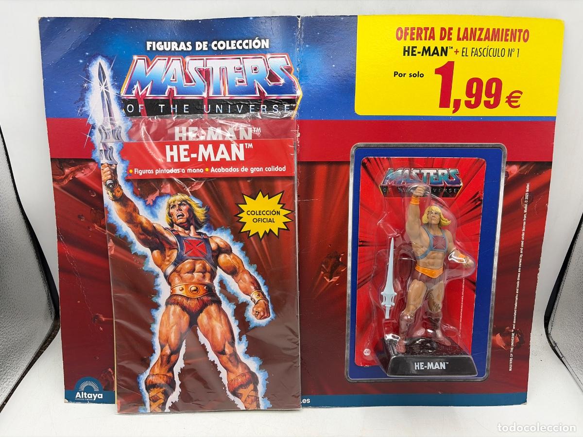 Figuras Masters del Universo: MASTERS OF THE UNIVERSE. FIGURA HE-MAN + LIBRETO. FASC&Iacute;CULO N&ordm; 1. COLECCI&Oacute;N OFICIAL ALTAYA.