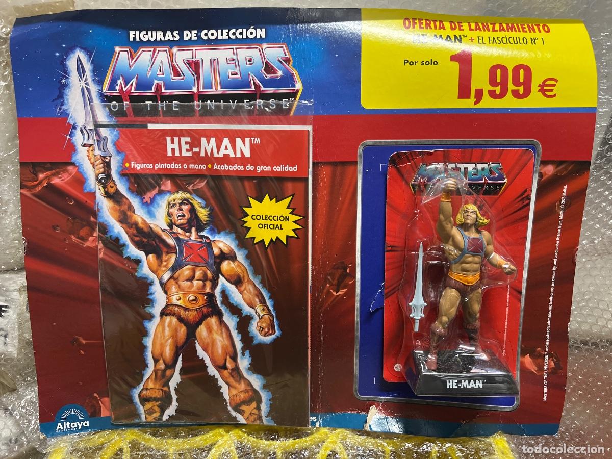 Figuras Masters del Universo: MASTERS OF THE UNIVERSE. FIGURA HE-MAN + LIBRETO. FASC&Iacute;CULO N&ordm; 1. COLECCI&Oacute;N OFICIAL ALTAYA.