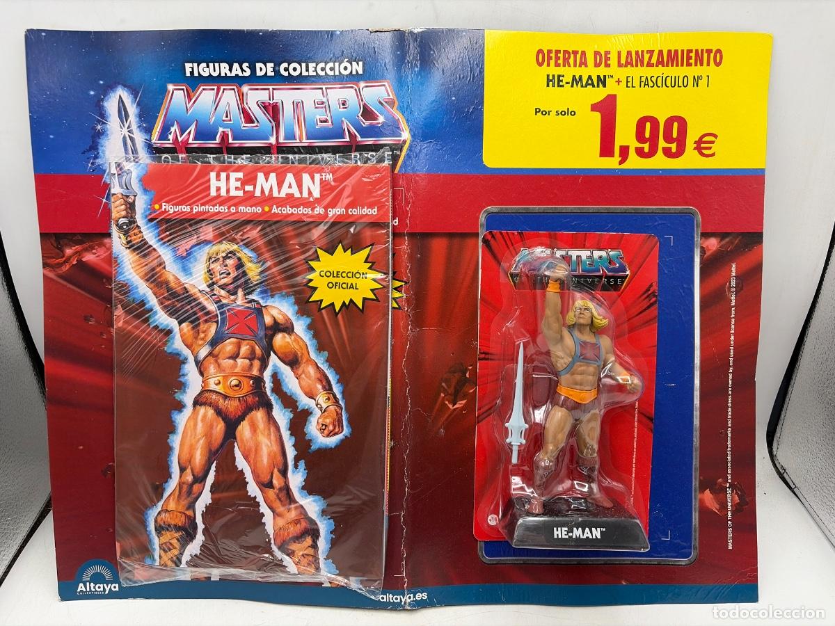 Figuras Masters del Universo: MASTERS OF THE UNIVERSE. FIGURA HE-MAN + LIBRETO. FASC&Iacute;CULO N&ordm; 1. COLECCI&Oacute;N OFICIAL ALTAYA.