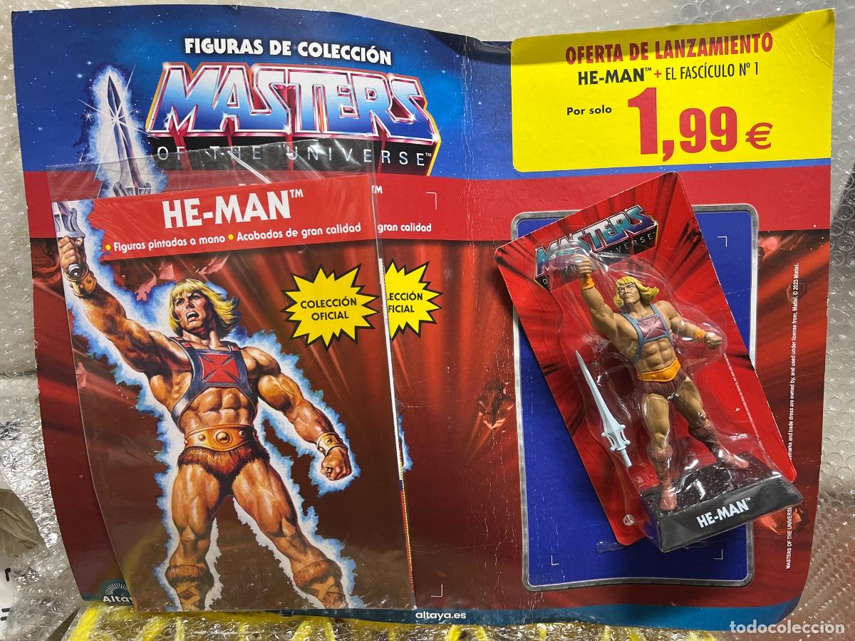 Figuras Masters del Universo: MASTERS OF THE UNIVERSE. FIGURA HE-MAN + LIBRETO. FASC&Iacute;CULO N&ordm; 1. COLECCI&Oacute;N OFICIAL ALTAYA.