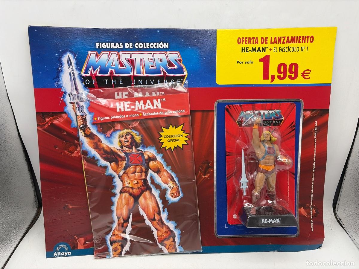 Figuras Masters del Universo: MASTERS OF THE UNIVERSE. FIGURA HE-MAN + LIBRETO. FASC&Iacute;CULO N&ordm; 1. COLECCI&Oacute;N OFICIAL ALTAYA.
