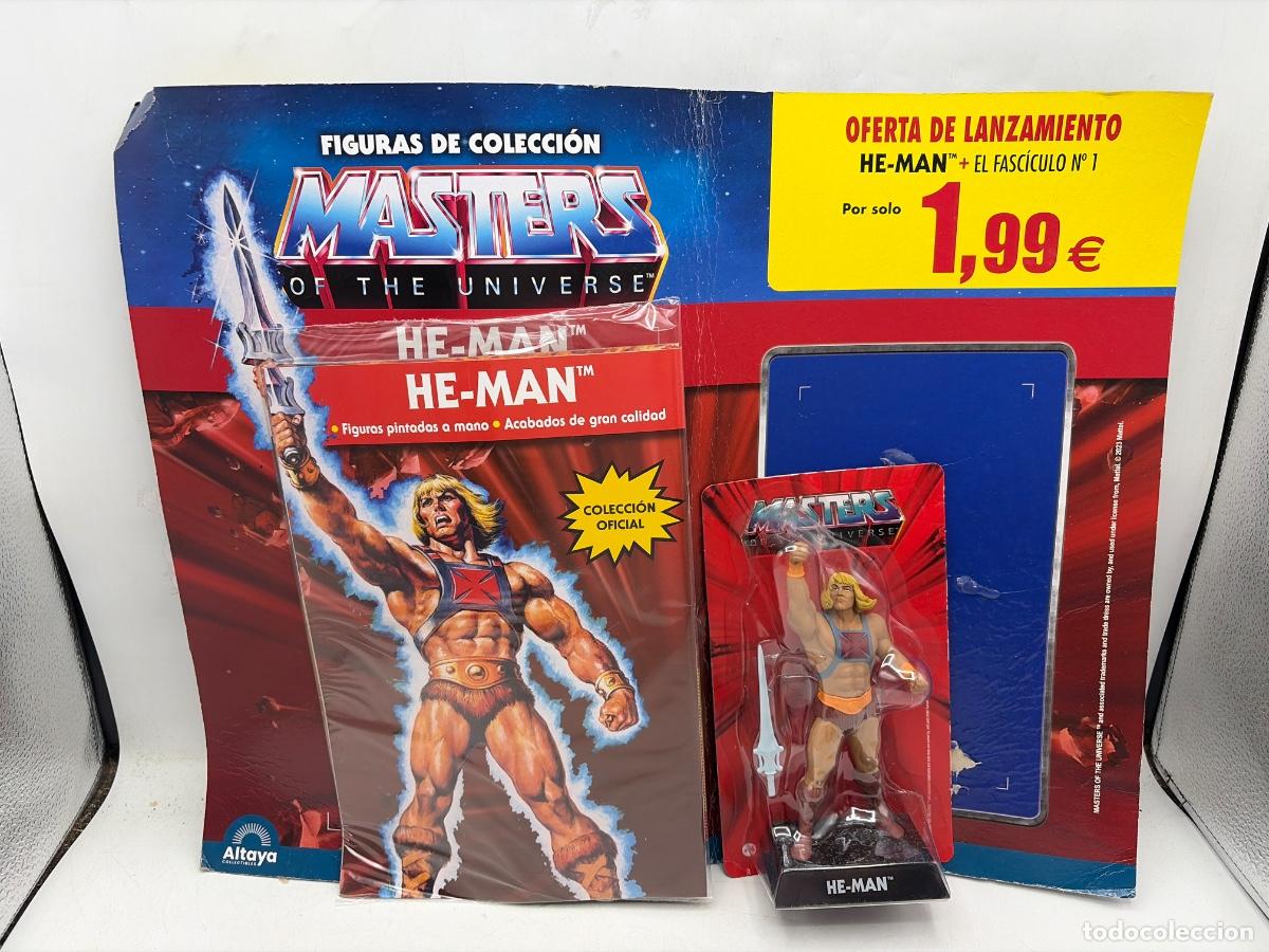 Figuras Masters del Universo: MASTERS OF THE UNIVERSE. FIGURA HE-MAN + LIBRETO. FASC&Iacute;CULO N&ordm; 1. COLECCI&Oacute;N OFICIAL ALTAYA.
