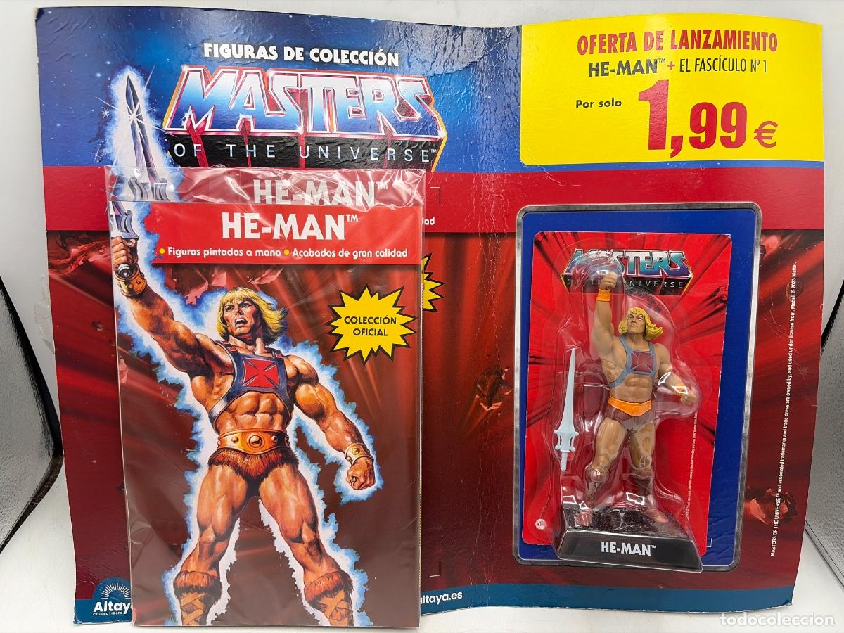 Figuras Masters del Universo: MASTERS OF THE UNIVERSE. FIGURA HE-MAN + LIBRETO. FASC&Iacute;CULO N&ordm; 1. COLECCI&Oacute;N OFICIAL ALTAYA.