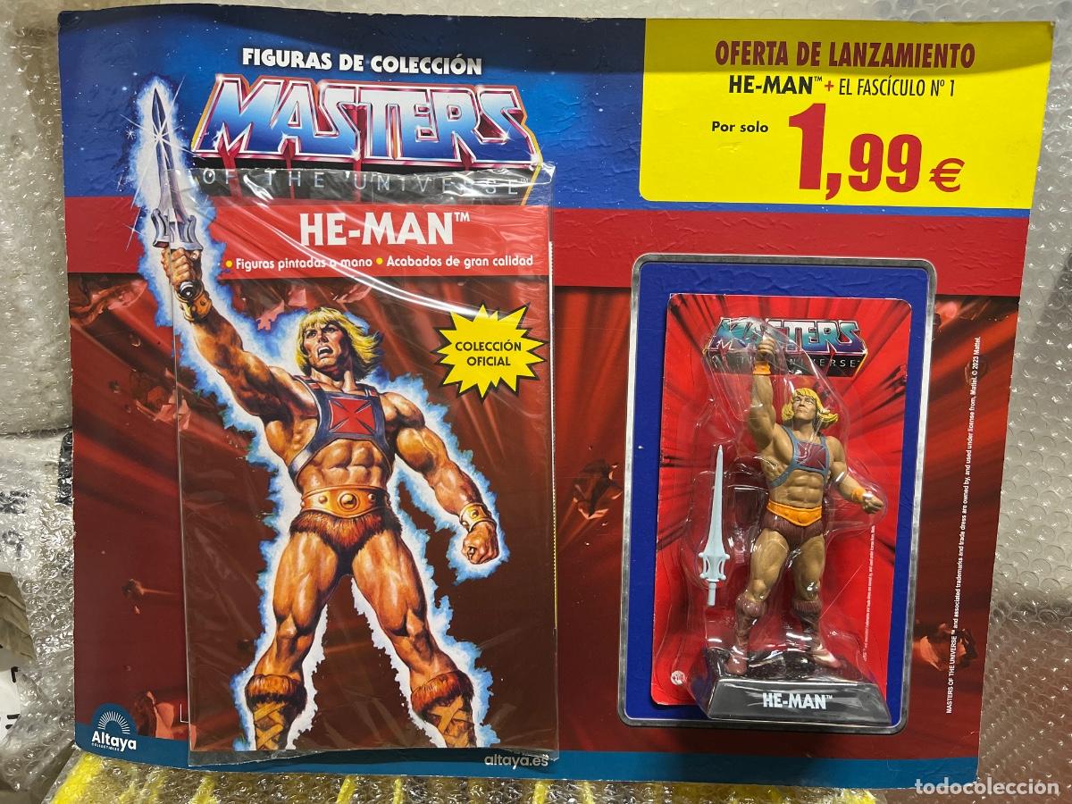 Figuras Masters del Universo: MASTERS OF THE UNIVERSE. FIGURA HE-MAN + LIBRETO. FASC&Iacute;CULO N&ordm; 1. COLECCI&Oacute;N OFICIAL ALTAYA.