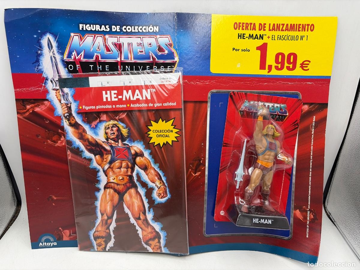 Figuras Masters del Universo: MASTERS OF THE UNIVERSE. FIGURA HE-MAN + LIBRETO. FASC&Iacute;CULO N&ordm; 1. COLECCI&Oacute;N OFICIAL ALTAYA.