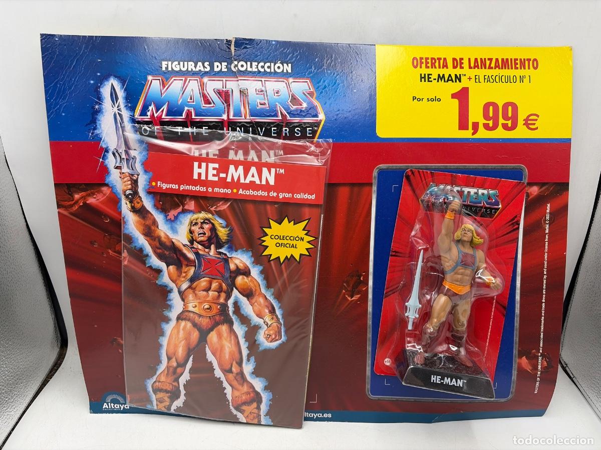 Figuras Masters del Universo: MASTERS OF THE UNIVERSE. FIGURA HE-MAN + LIBRETO. FASC&Iacute;CULO N&ordm; 1. COLECCI&Oacute;N OFICIAL ALTAYA.