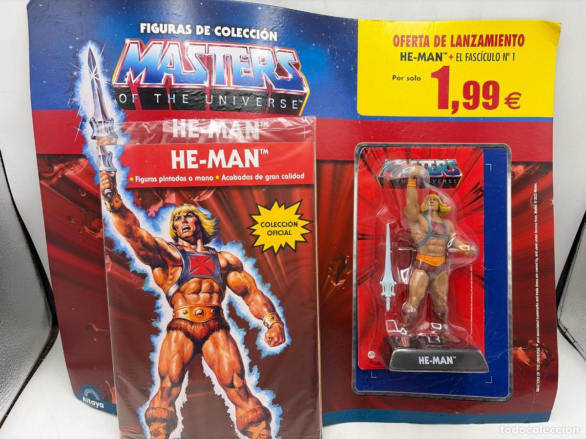 Figuras Masters del Universo: MASTERS OF THE UNIVERSE. FIGURA HE-MAN + LIBRETO. FASC&Iacute;CULO N&ordm; 1. COLECCI&Oacute;N OFICIAL ALTAYA.