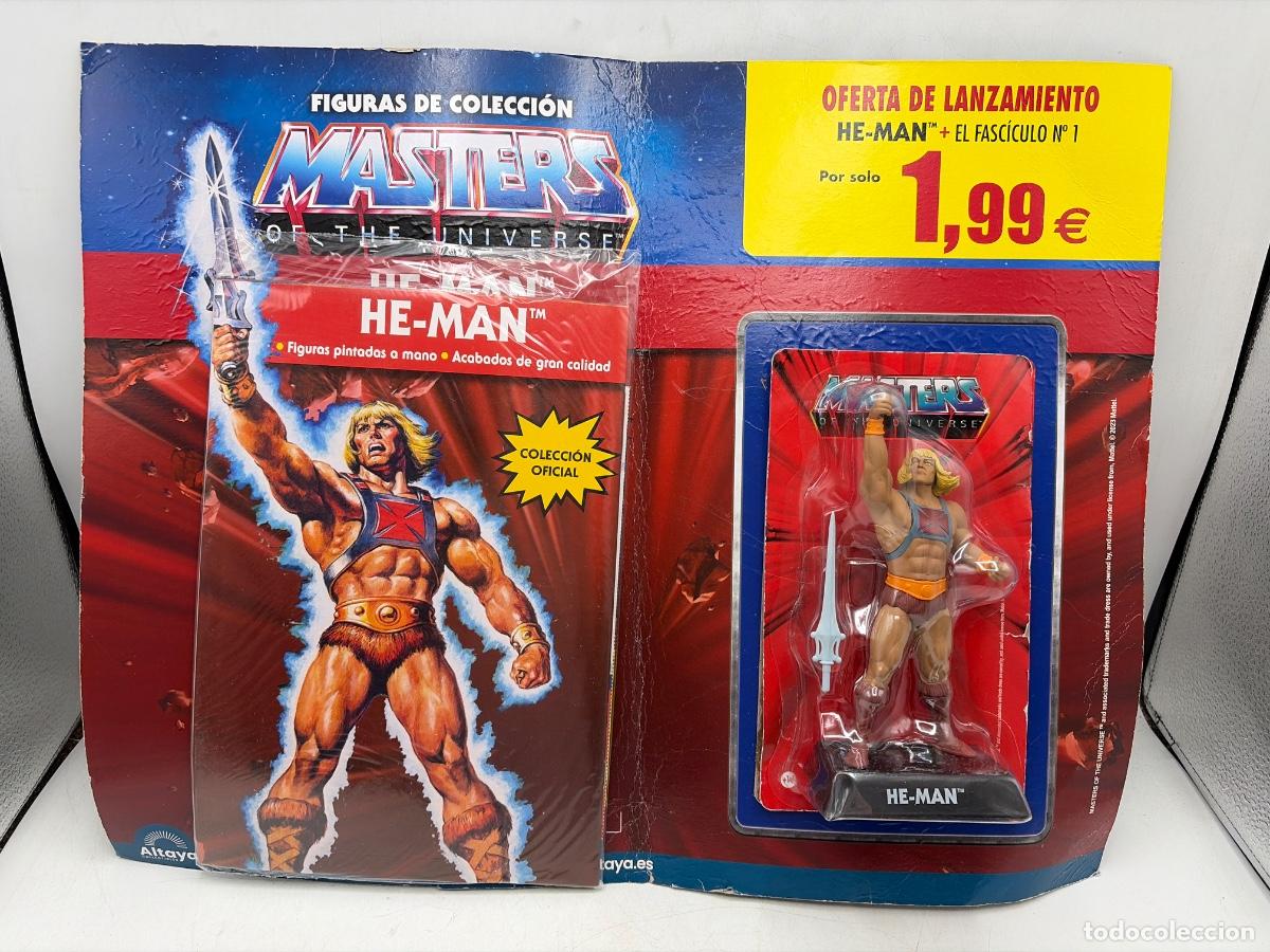 Figuras Masters del Universo: MASTERS OF THE UNIVERSE. FIGURA HE-MAN + LIBRETO. FASC&Iacute;CULO N&ordm; 1. COLECCI&Oacute;N OFICIAL ALTAYA.