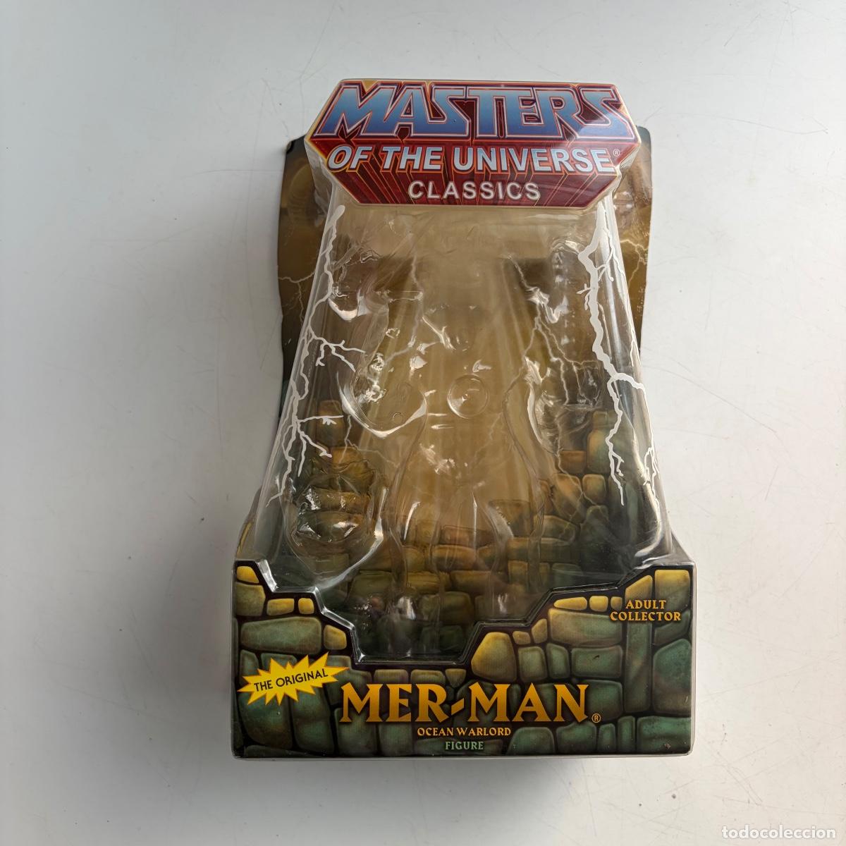Figuras Masters del Universo: Blister Vacio Mer-Man Masters del Universo MOTU Universe Classics Mattel 2008