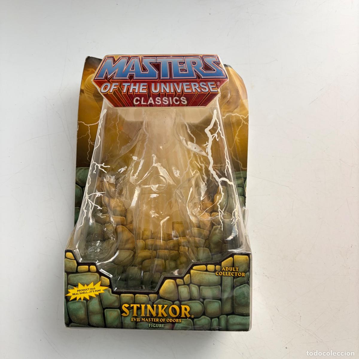Figuras Masters del Universo: Blister Vacio Stinkor Masters del Universo MOTU Universe Classics Mattel 2011
