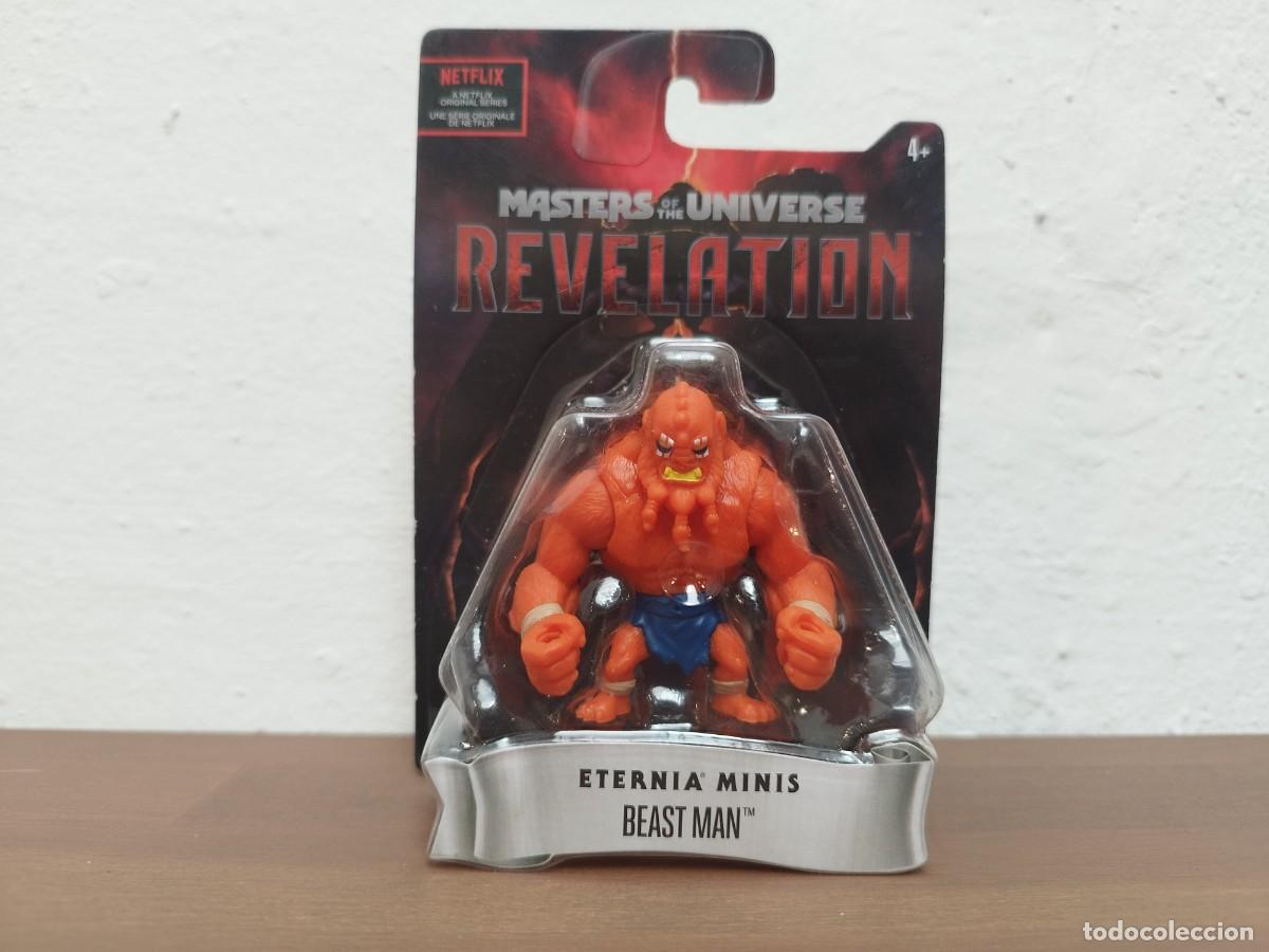 Figuras Masters del Universo: FIGURA BEAST MAN - MOTU REVELATION ETERNIA MINIS (MATTEL / NETFLIX) PRECINTADA