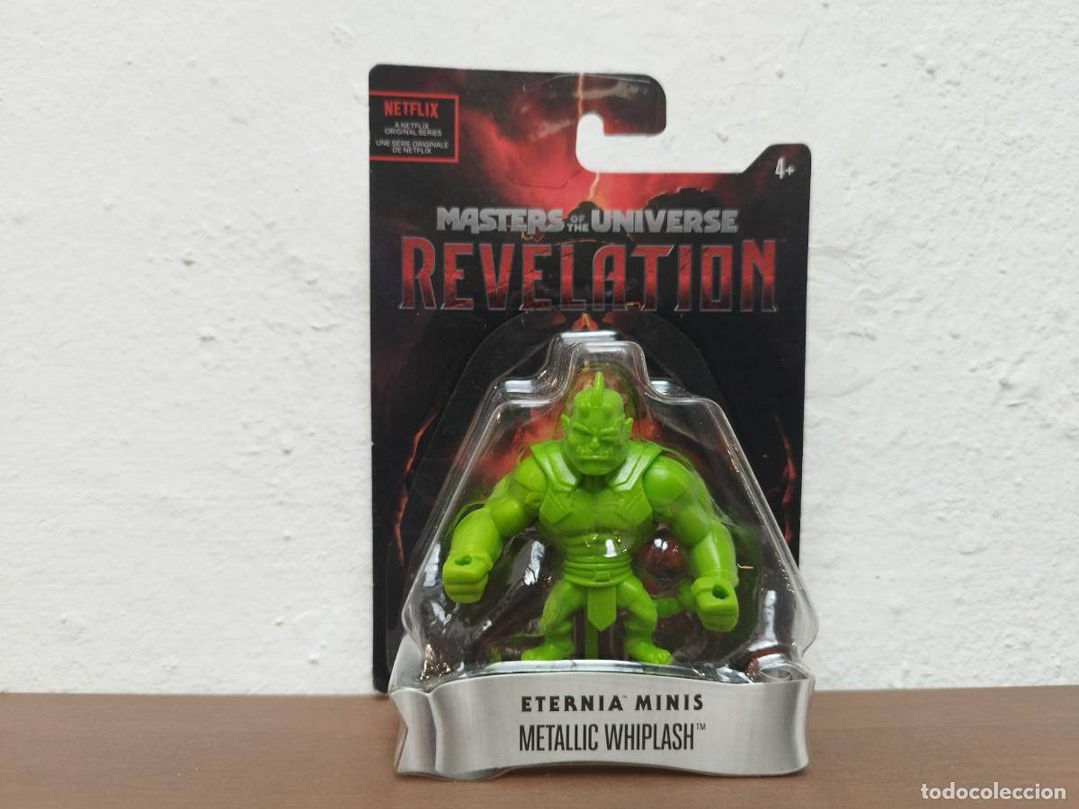 Figuras Masters del Universo: FIGURA METALLIC WHIPLASH - MOTU REVELATION ETERNIA MINIS (MATTEL) PRECINTADA MOC