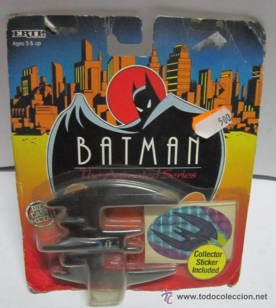 Figuras y mu&ntilde;ecos DC: BATMAN BATPLANE, METALICO, EN BLISTER. ( VER ) CC - Foto 1