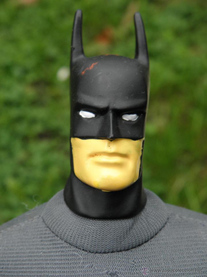 Figuras y mu&ntilde;ecos DC: Antiguo mu&ntilde;eco blandito Batman de 36 cm del parque Warner - Foto 4