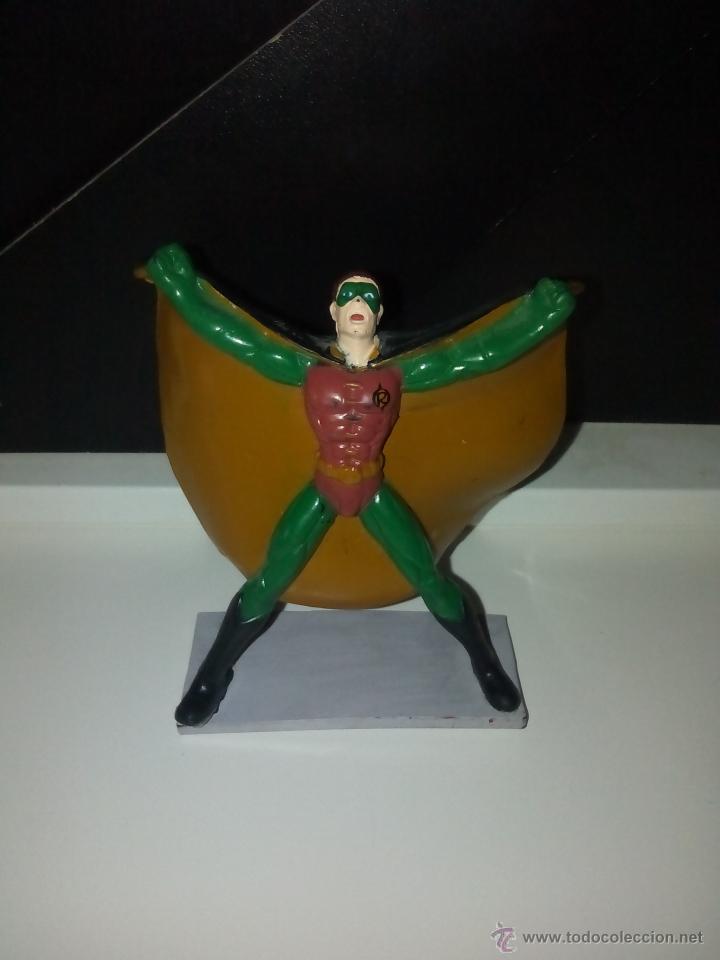 Figuras y mu&ntilde;ecos DC: Antigua Figura de Robin de 8 cms. Original de DC Comics Applause. - Foto 1