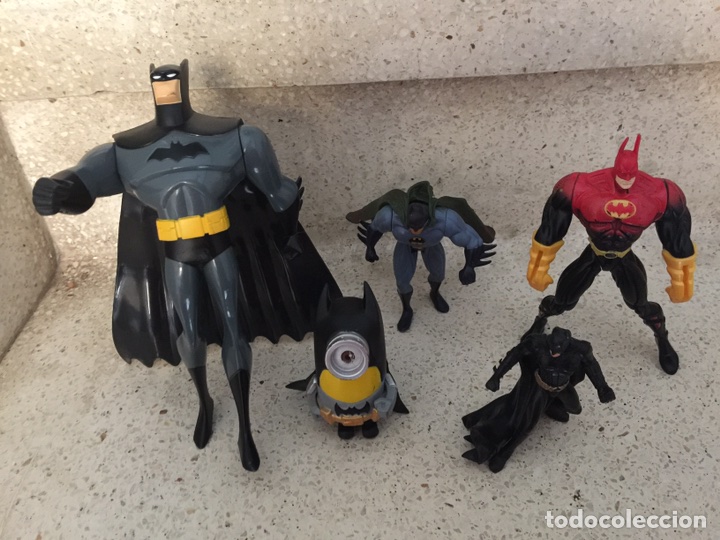 Figuras y mu&ntilde;ecos DC: BATMAN. LOTE 5 FIGURAS DIFERENTES. - Foto 1