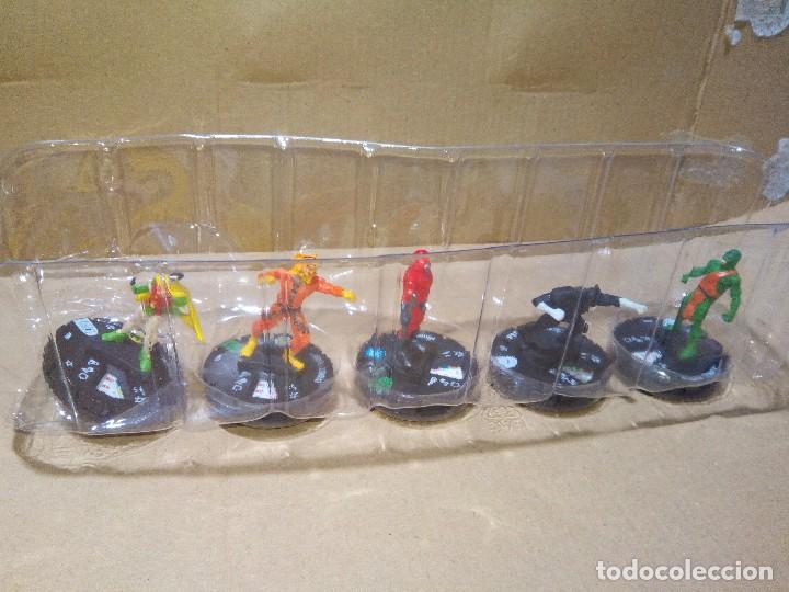 Figuras y mu&ntilde;ecos DC: Heroclix dc lote 5 heroes - Foto 1