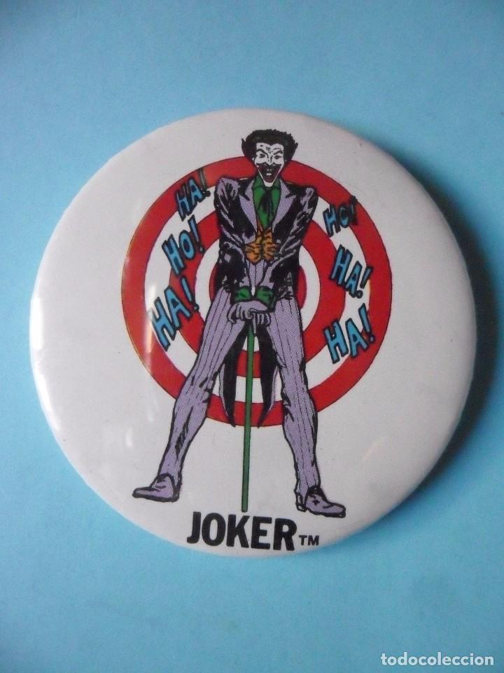 Figuras y mu&ntilde;ecos DC: VINTAGE SUPER POWERS BUTTON RAINBOW DESIGNS JOKER DC COMICS INC 1966 - Foto 1