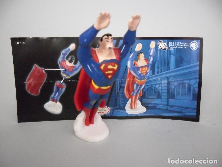 Figuras y mu&ntilde;ecos DC: JL JUSTICE LEAGUE COMPLETE SET KINDER DC COMICS 2009 - Foto 2