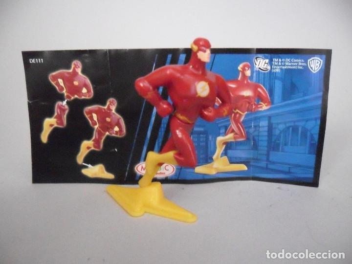 Figuras y mu&ntilde;ecos DC: JL JUSTICE LEAGUE COMPLETE SET KINDER DC COMICS 2009 - Foto 3