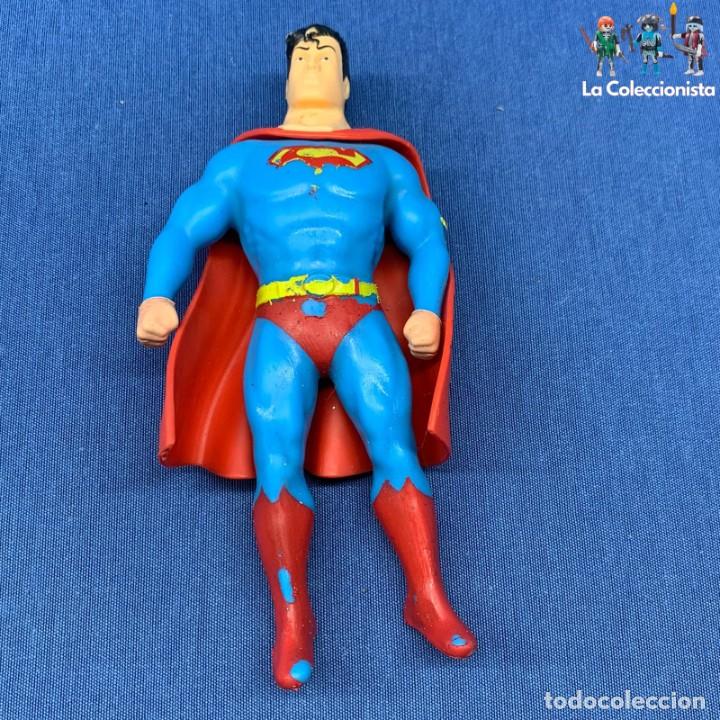 FIGURA SUPERMAN - JUSTICE LEAGUE MINI STRETCH - FLEXIBLE - MINI STRECH LIGA DE LA JUSTICIA - 17CM (Juguetes - Figuras de Acción - DC)