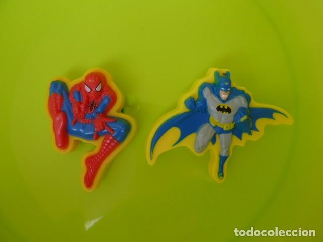 Figuras y mu&ntilde;ecos DC: Lote Spiderman y Batman. Ventosas - Foto 2
