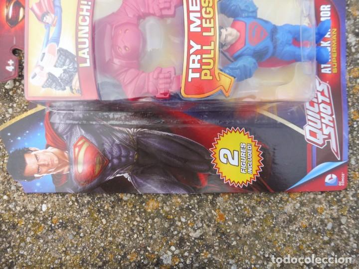 Figuras y mu&ntilde;ecos DC: Blister Quickshots quick shots Attack armor Superman Mattel 2013 - Foto 3