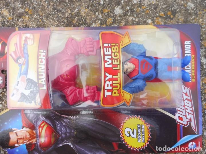 Figuras y mu&ntilde;ecos DC: Blister Quickshots quick shots Attack armor Superman Mattel 2013 - Foto 4